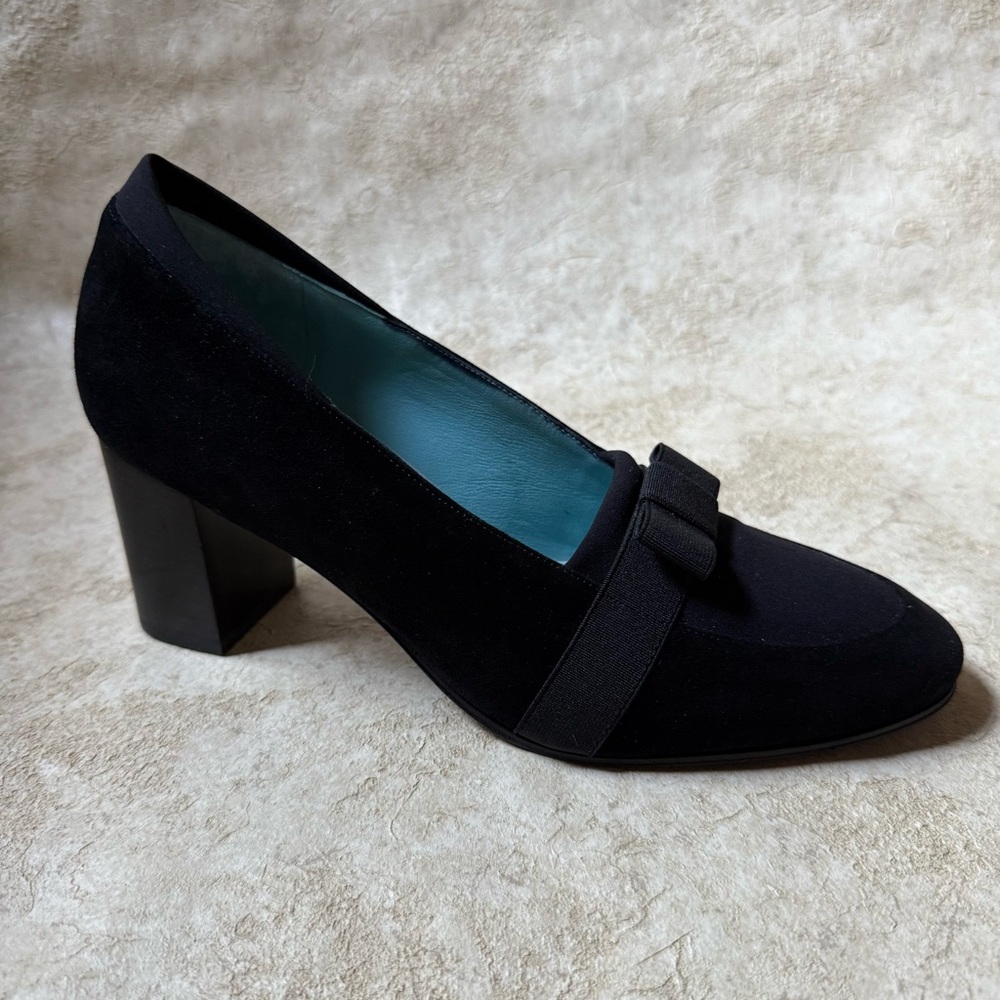 Thierry Rabotin Black Suede Heels